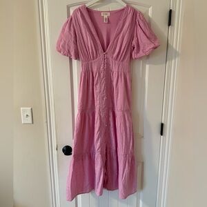 Maxi Button-Down Dress